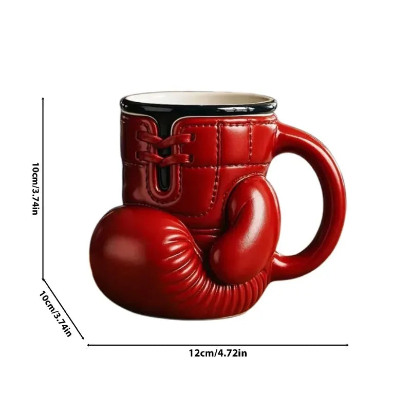 Taza Guante de Boxeo de Acero Inoxidable | Taza Térmica Divertida Deporte