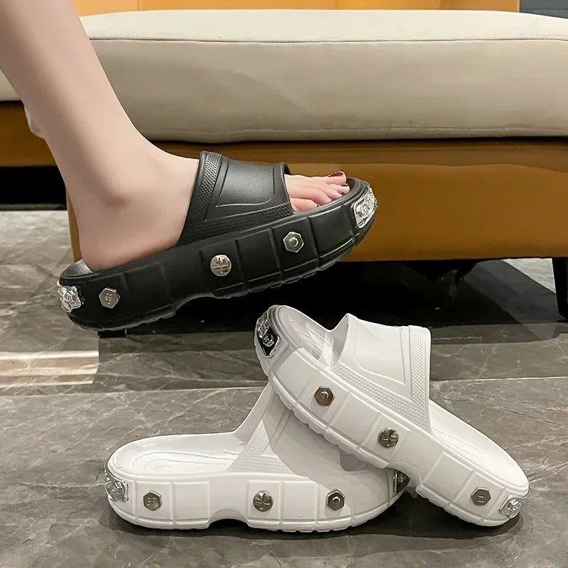 Chanclas de Plataforma Unisex Estilo Urbano | Sandalias de Playa Premium
