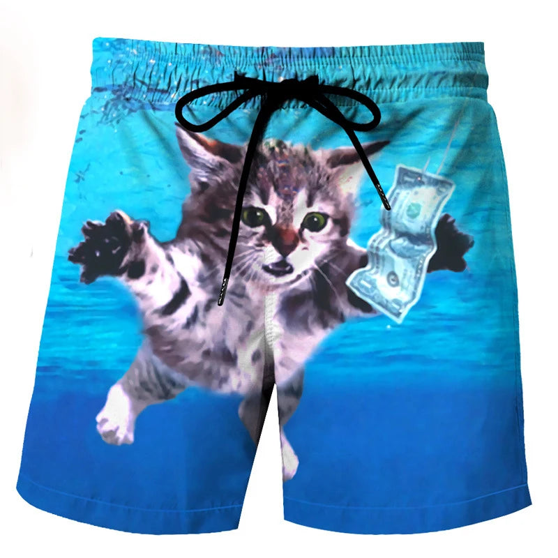 Bañador Divertido Gato 3D – El Bañador Más Loco del Verano