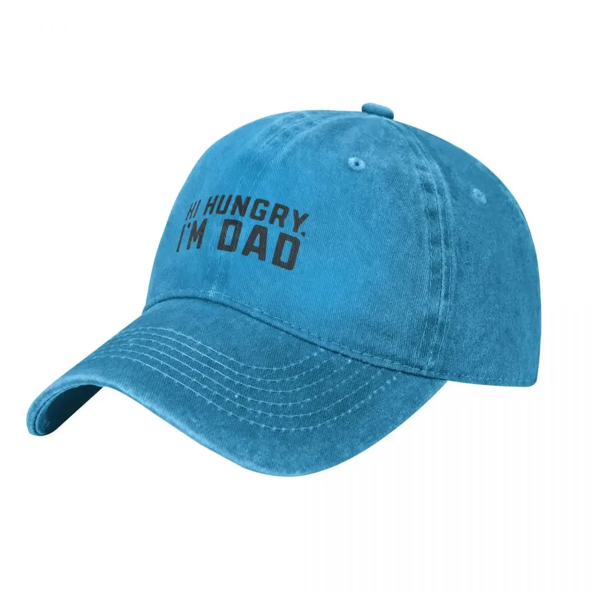 Hungry Dad Joke funny dad pun humor gift for father Baseball Cap sun caps Bobble Hat Beach Outing Mens Tennis Women's