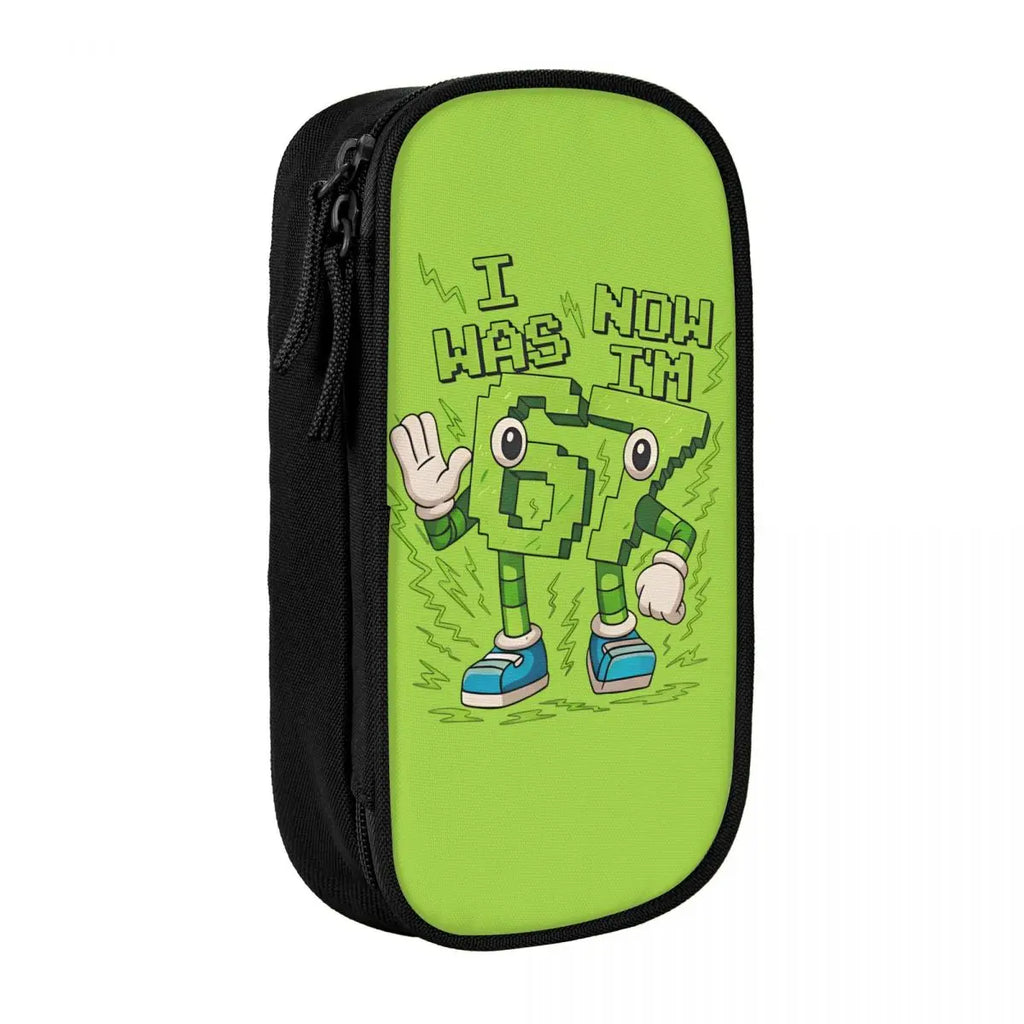 Estuche de Gran Capacidad para Lápices "Six Seven 67" – Organizador de Papelería Juvenil