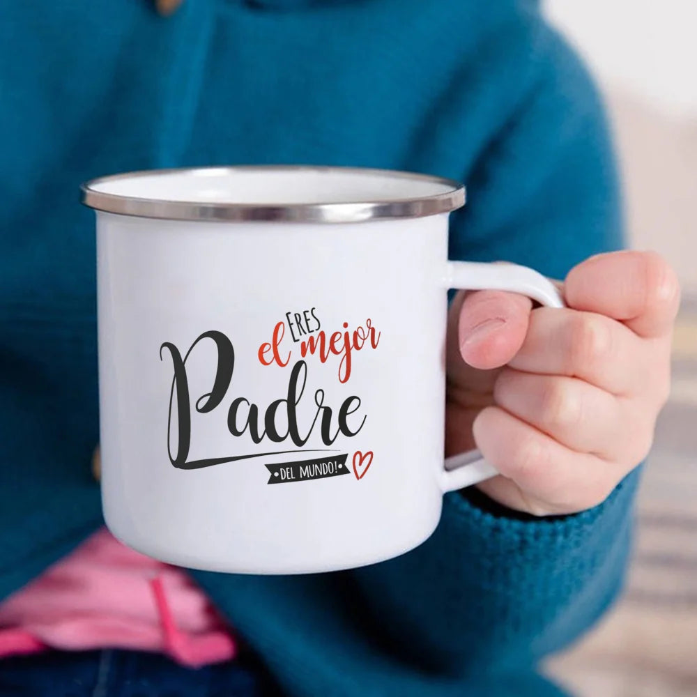 Taza Retro - "Eres el Mejor Padre del Mundo"
