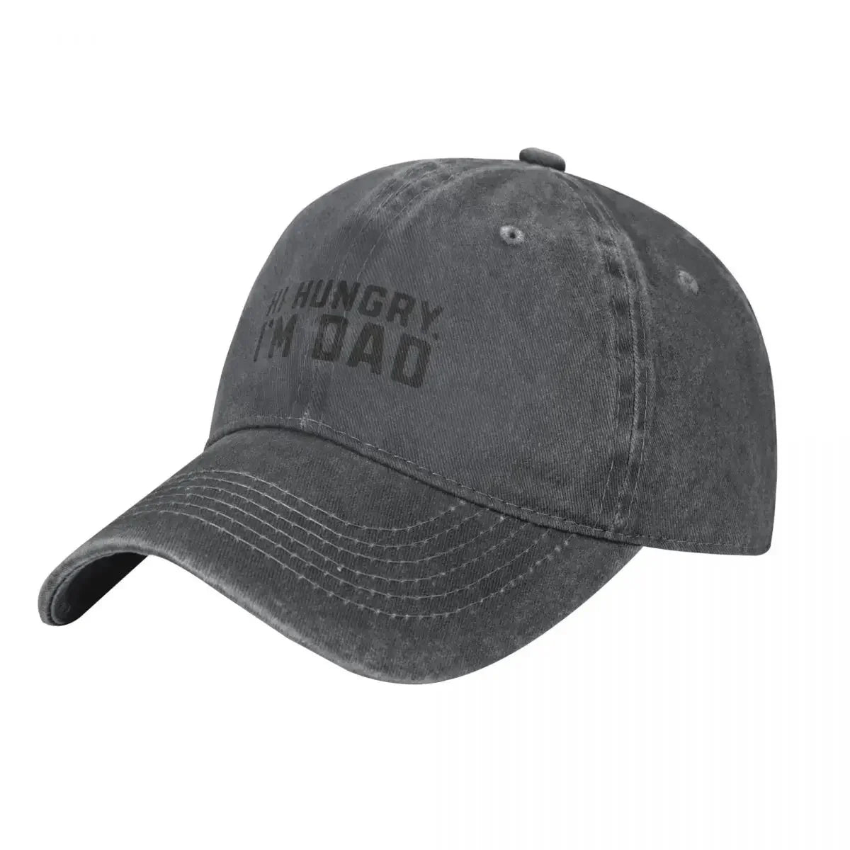 Hungry Dad Joke funny dad pun humor gift for father Baseball Cap sun caps Bobble Hat Beach Outing Mens Tennis Women's