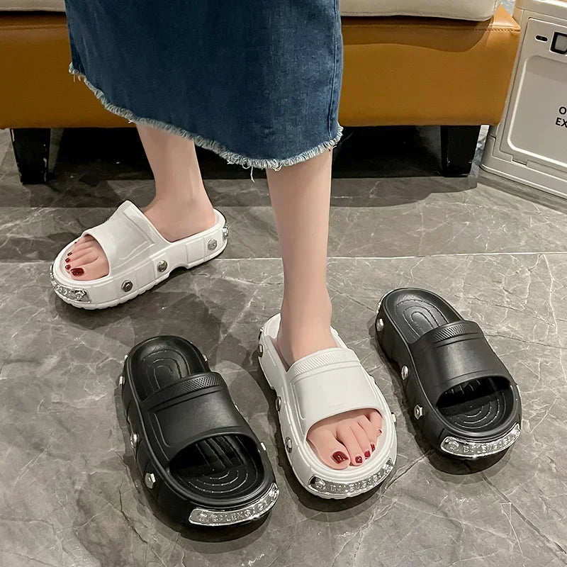 Chanclas de Plataforma Unisex Estilo Urbano | Sandalias de Playa Premium