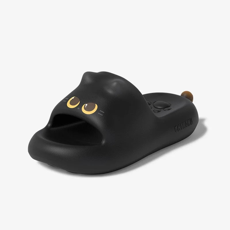 Chanclas de Gato Kawaii 3D con Orejitas | Sandalias Cómodas de Verano