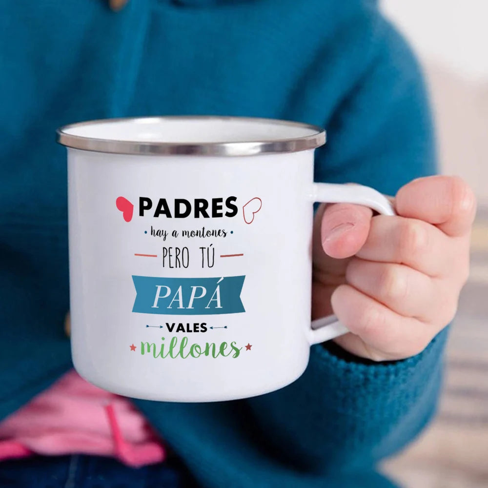 Taza Retro - "Eres el Mejor Padre del Mundo"