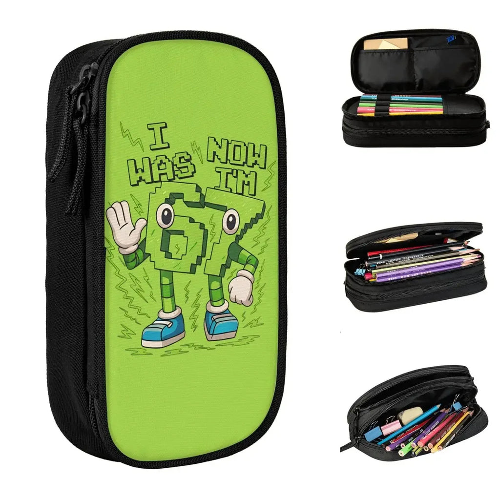 Estuche de Gran Capacidad para Lápices "Six Seven 67" – Organizador de Papelería Juvenil