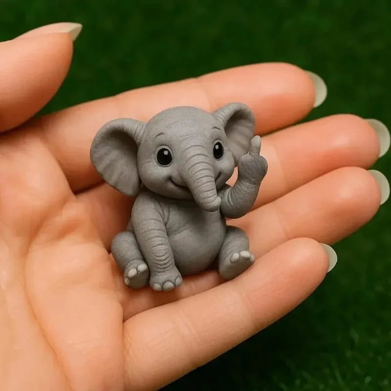 Mini Figuras de Animales con Dedo Levantado – El Regalo Broma Perfecto