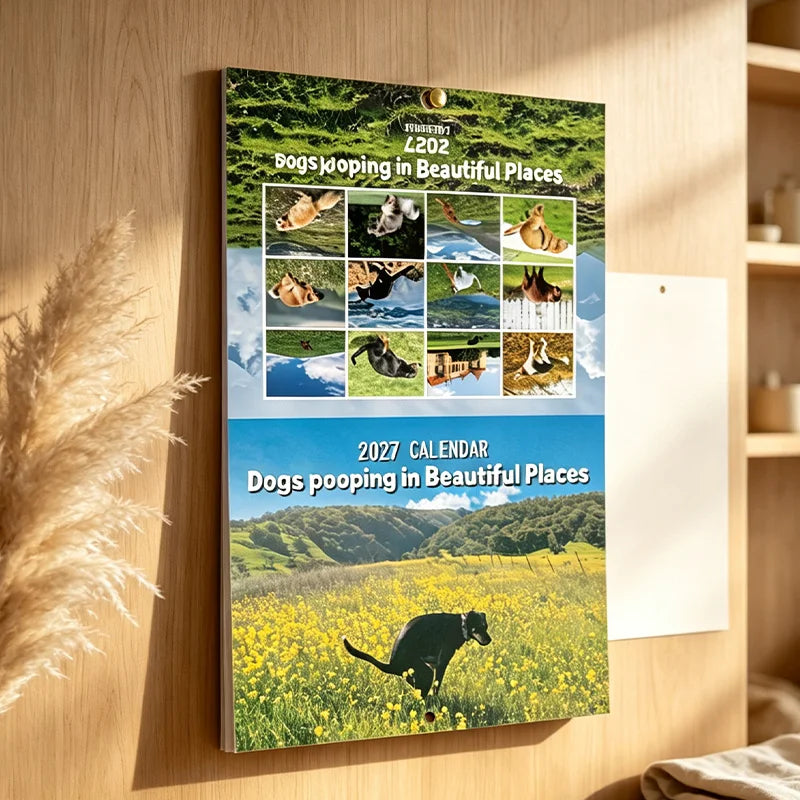 Calendario de Pared 2027 – Perros en Paisajes Épicos 🐶