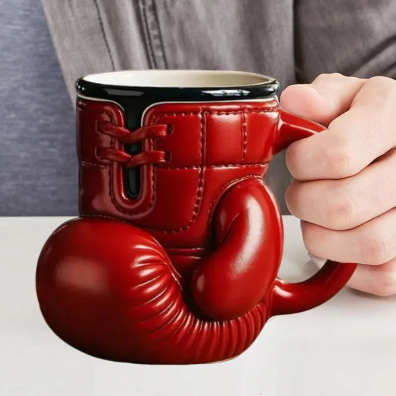 Taza Guante de Boxeo de Acero Inoxidable | Taza Térmica Divertida Deporte