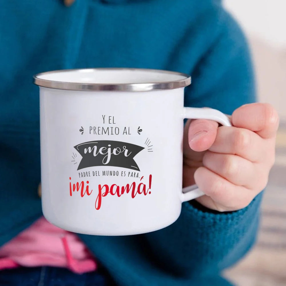 Taza Retro - "Eres el Mejor Padre del Mundo"