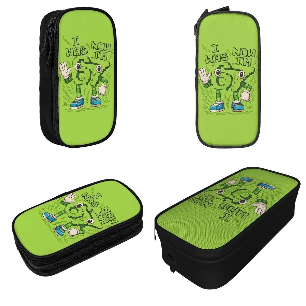 Estuche de Gran Capacidad para Lápices "Six Seven 67" – Organizador de Papelería Juvenil