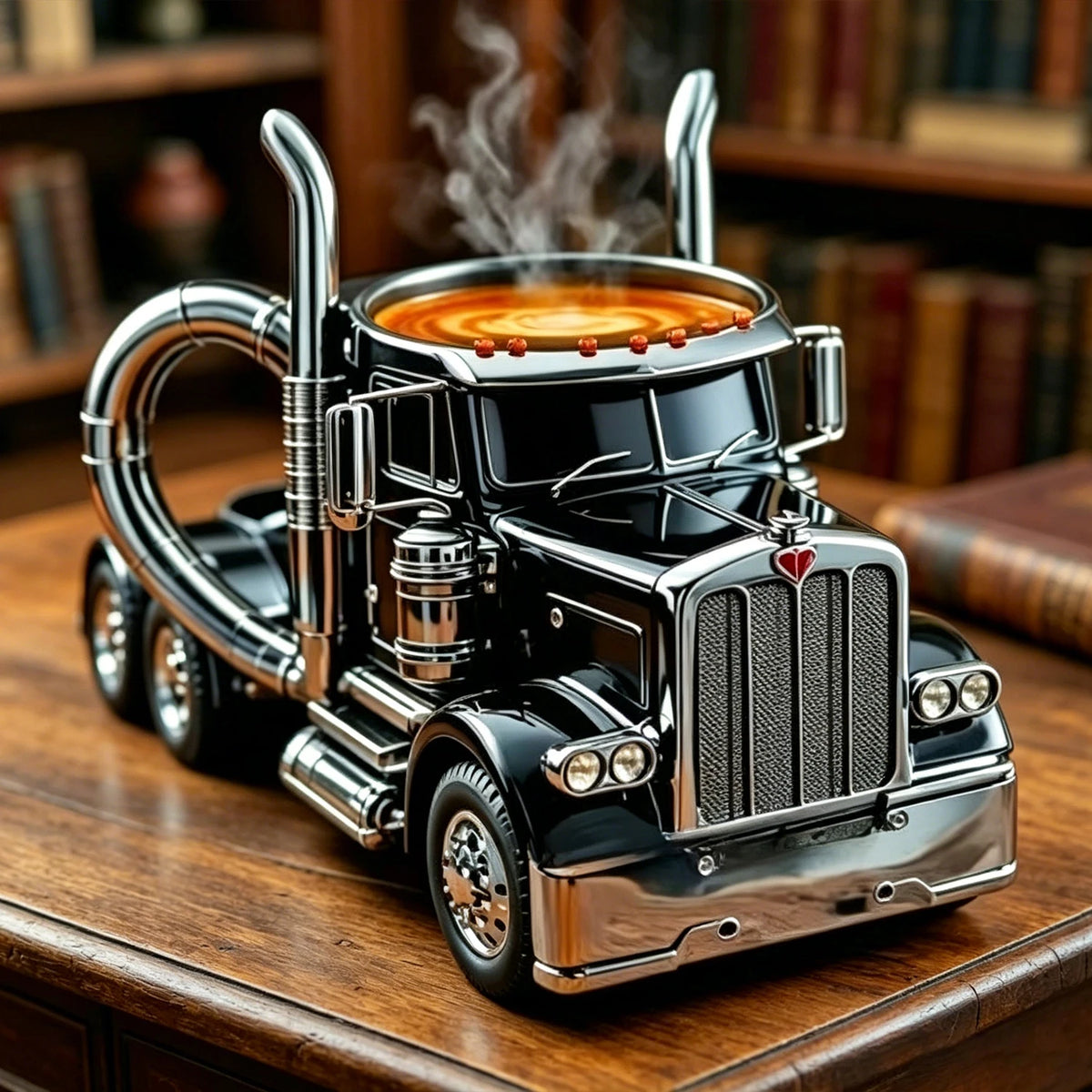 Taza de Camión Semirremolque 3D | Regalo Ideal para Camioneros