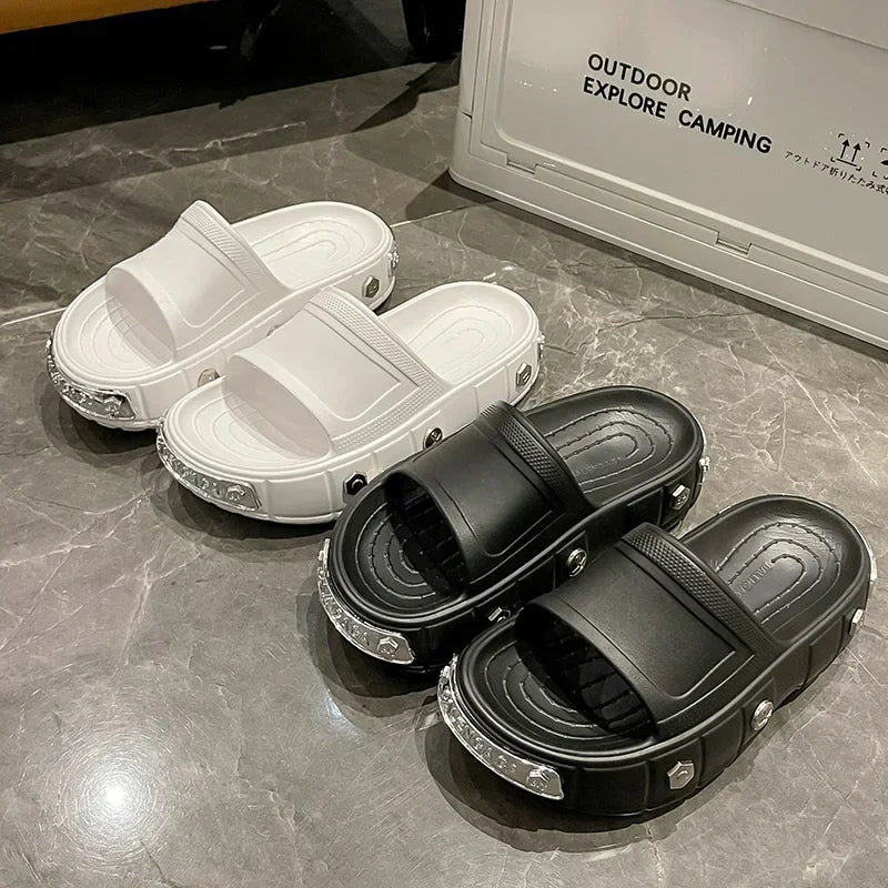 Chanclas de Plataforma Unisex Estilo Urbano | Sandalias de Playa Premium