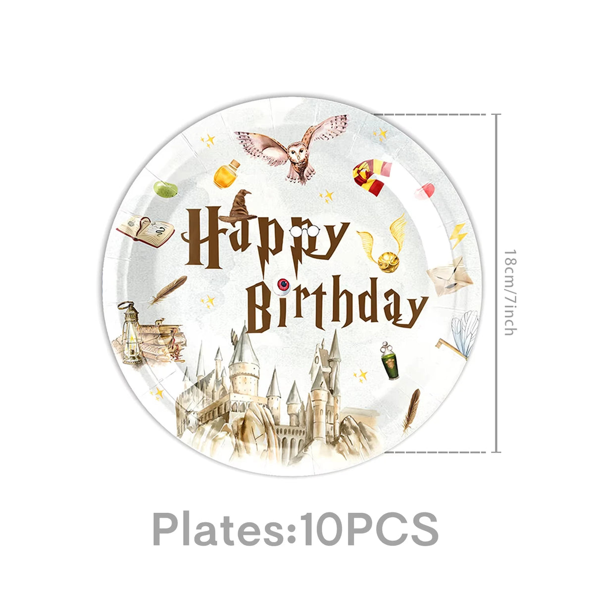 Kit Decoración Fiesta Escuela de Magia – Potterhead Party