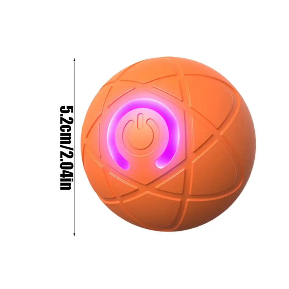 Pelota Interactiva Inteligente para Mascotas – Juguete Eléctrico con Movimiento Automático y Luces LED para Perros y Gatos Recargables por USB