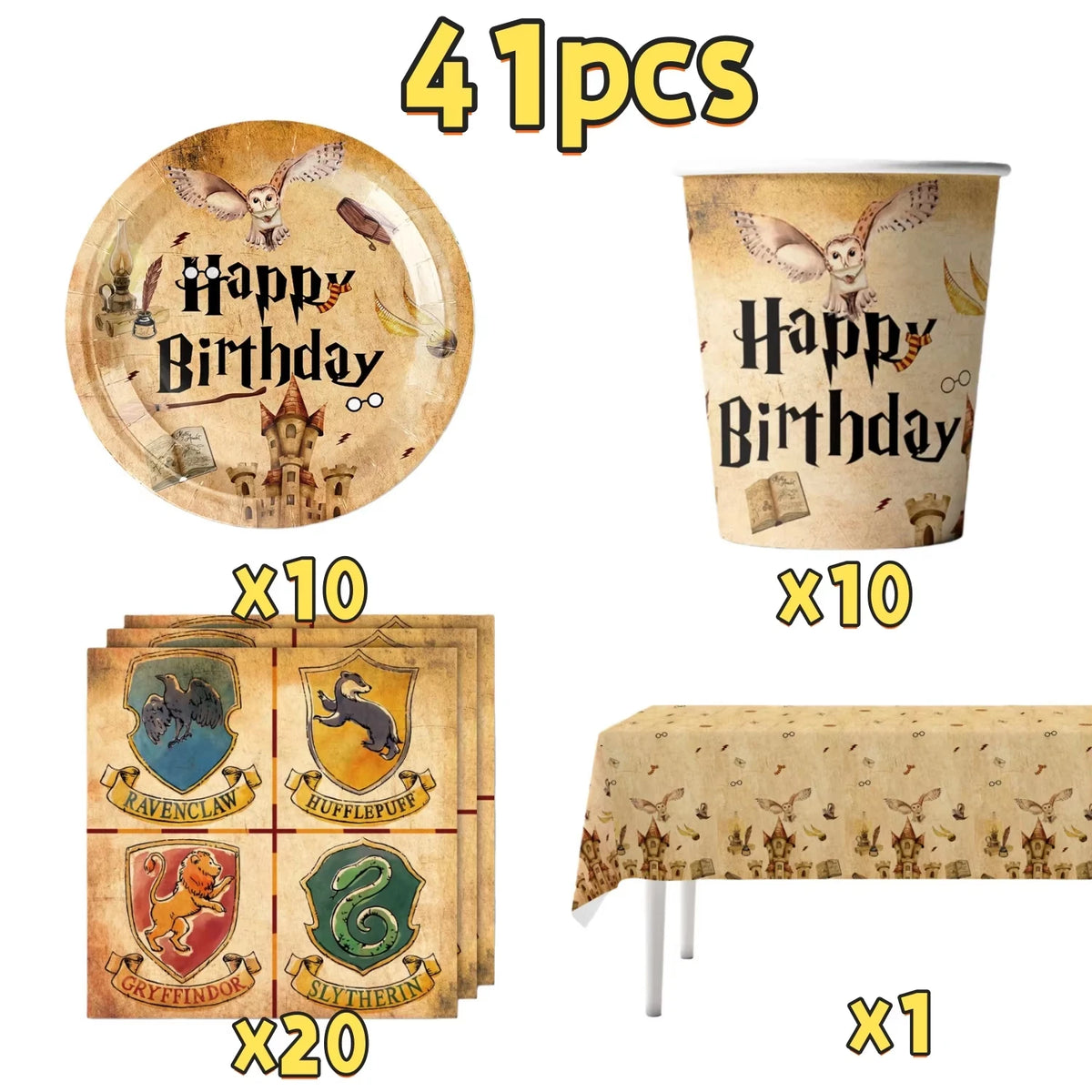 Kit Decoración Fiesta Escuela de Magia – Potterhead Party