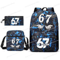 Set Escolar Six Seven – Mochila, Lonchera y Estuche para Niños