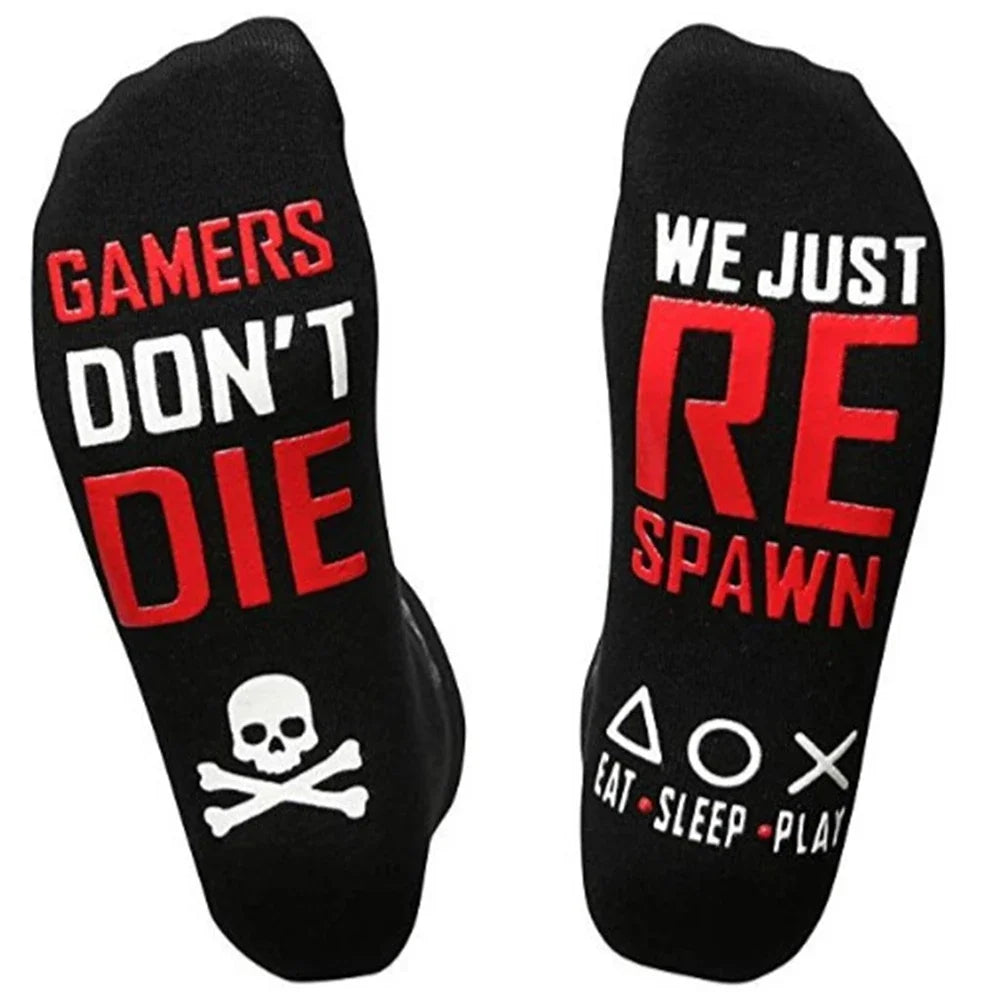 Calcetines Gamer con Mensajes Divertidos – Calcetines Antideslizantes "Do Not Disturb, I Am Gaming" Regalo Original para Jugadores