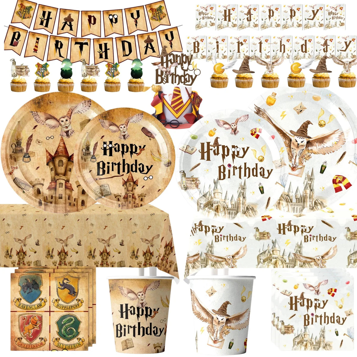 Kit Decoración Fiesta Escuela de Magia – Potterhead Party