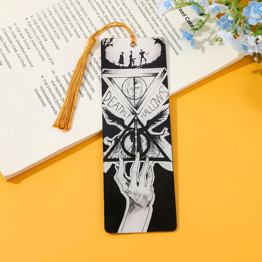 Marcapáginas Reliquias de la Muerte – Con Borla de Seda