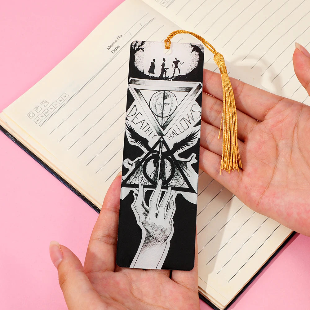 Marcapáginas Reliquias de la Muerte – Con Borla de Seda