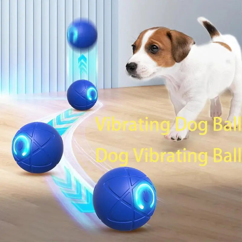 Pelota Interactiva Inteligente para Mascotas – Juguete Eléctrico con Movimiento Automático y Luces LED para Perros y Gatos Recargables por USB