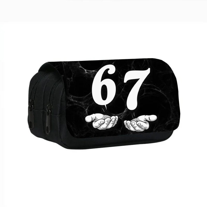 Estuche de Gran Capacidad para Lápices "Six Seven 67" – Organizador de Papelería Juvenil