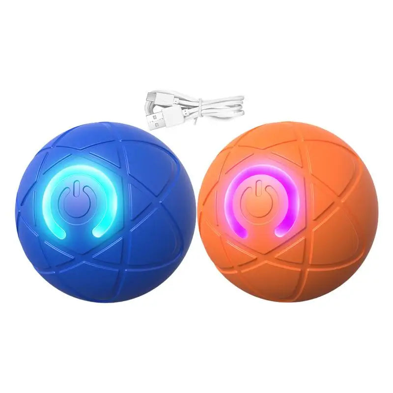 Pelota Interactiva Inteligente para Mascotas – Juguete Eléctrico con Movimiento Automático y Luces LED para Perros y Gatos Recargables por USB