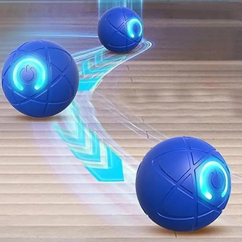 Pelota Interactiva Inteligente para Mascotas – Juguete Eléctrico con Movimiento Automático y Luces LED para Perros y Gatos Recargables por USB
