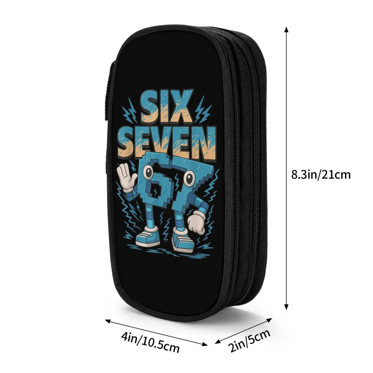 Estuche de Gran Capacidad para Lápices "Six Seven 67" – Organizador de Papelería Juvenil