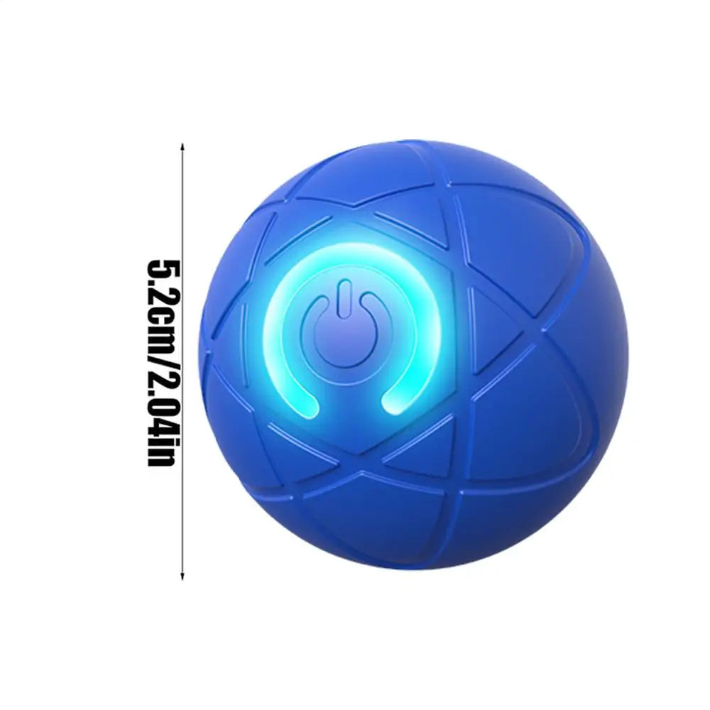 Pelota Interactiva Inteligente para Mascotas – Juguete Eléctrico con Movimiento Automático y Luces LED para Perros y Gatos Recargables por USB
