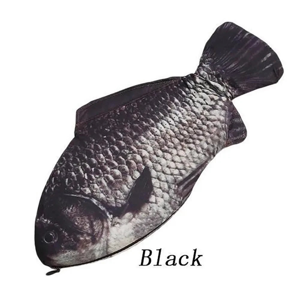 Estuche con Forma de Pescado Realista – Cartuchera Creativa y Divertida para Lápices