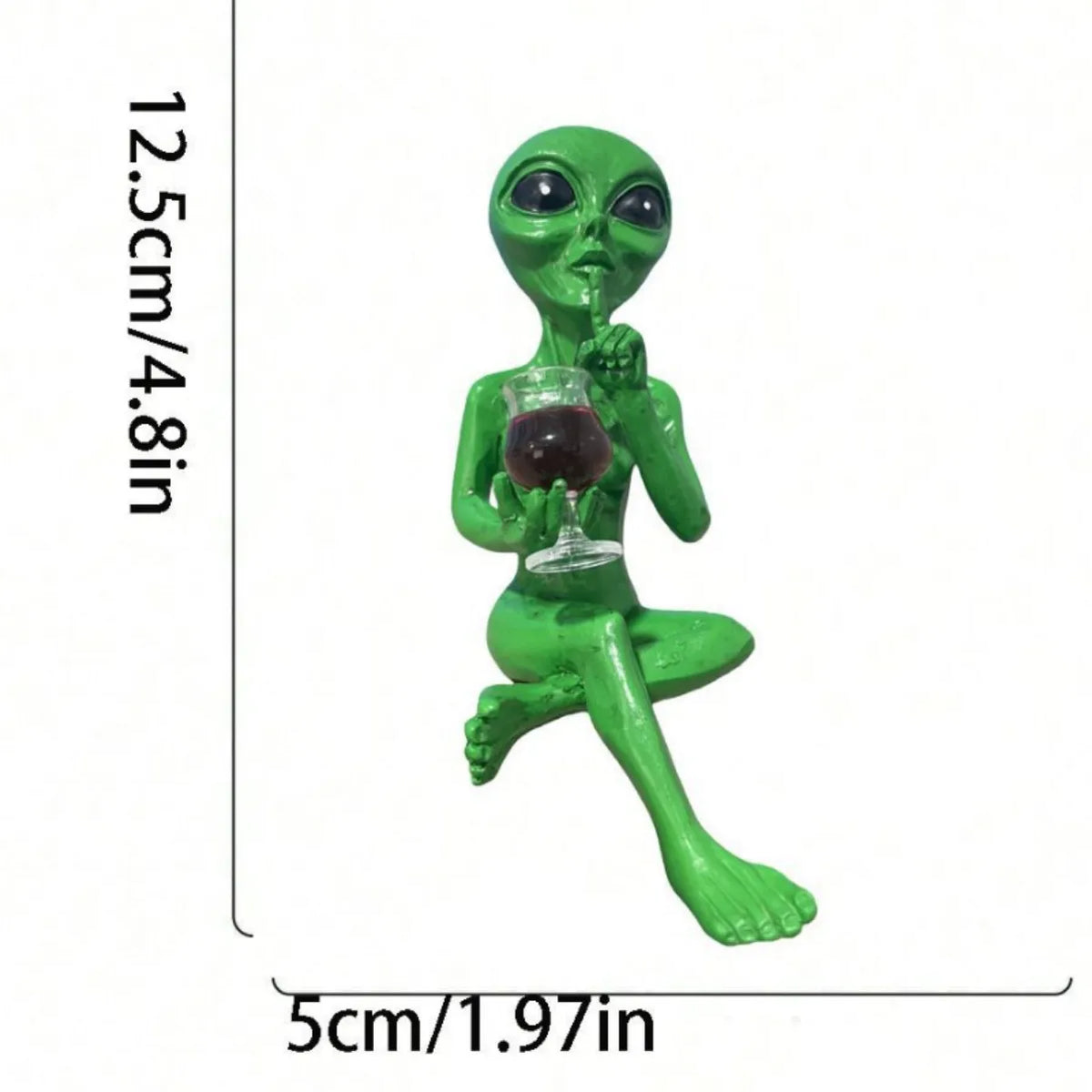 Figura Alien con Cerveza – Decoración Extraterrestre y Divertida
