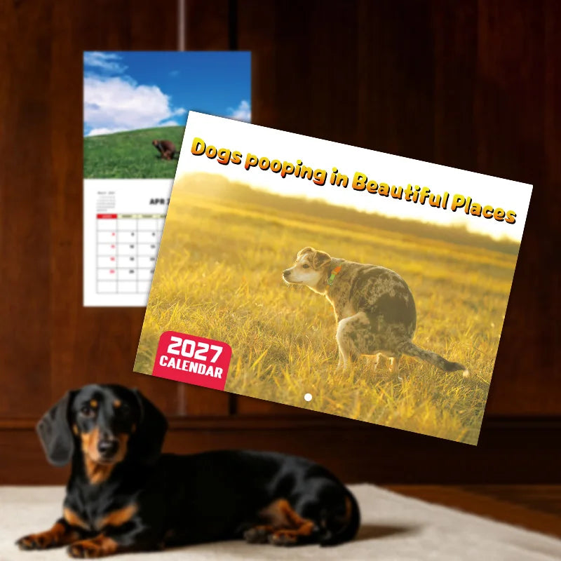 Calendario de Pared 2027 – Perros en Paisajes Épicos 🐶