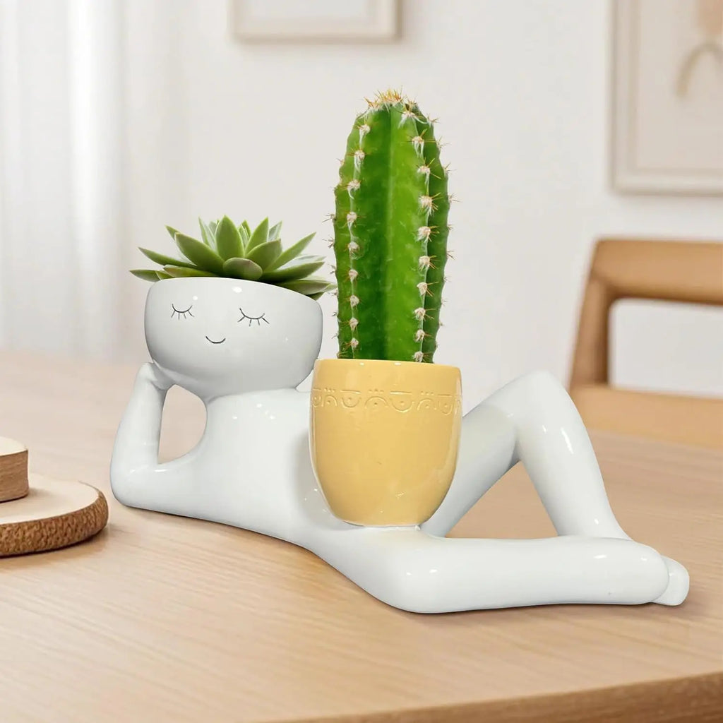 Maceta Original de Resina – Para Plantas con Personalidad