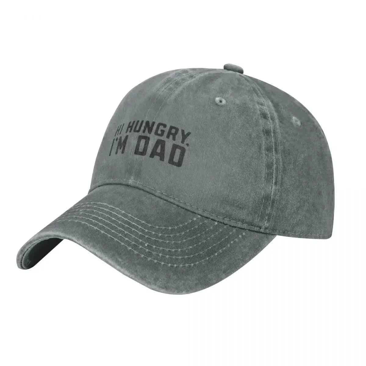Hungry Dad Joke funny dad pun humor gift for father Baseball Cap sun caps Bobble Hat Beach Outing Mens Tennis Women's