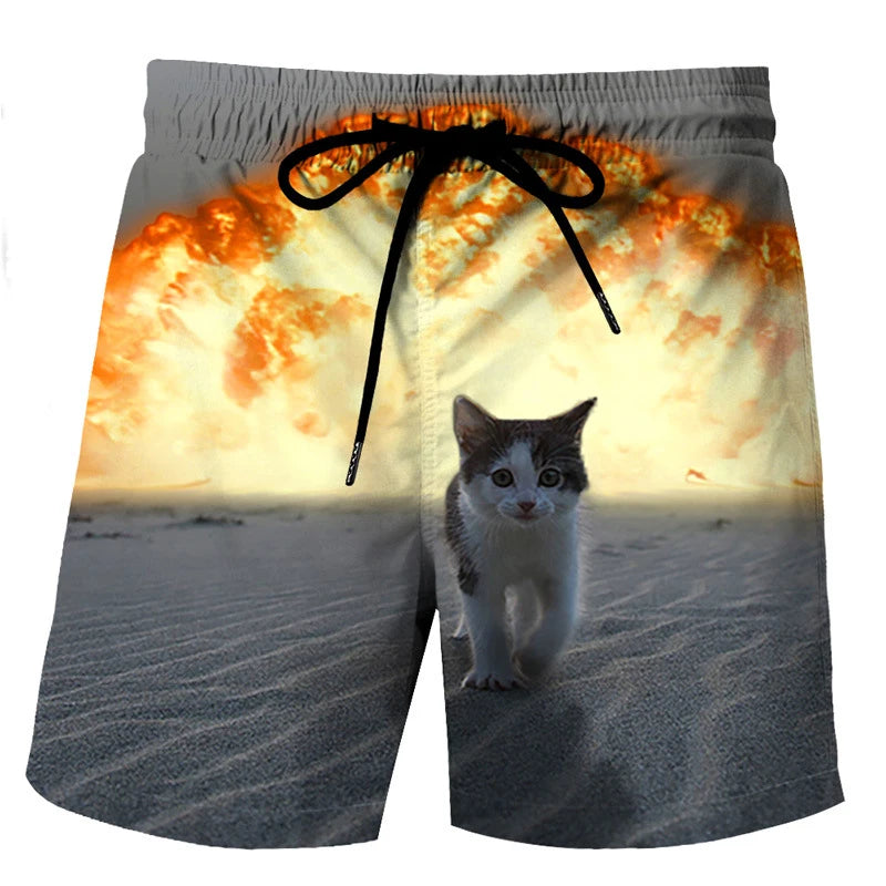 Bañador Divertido Gato 3D – El Bañador Más Loco del Verano