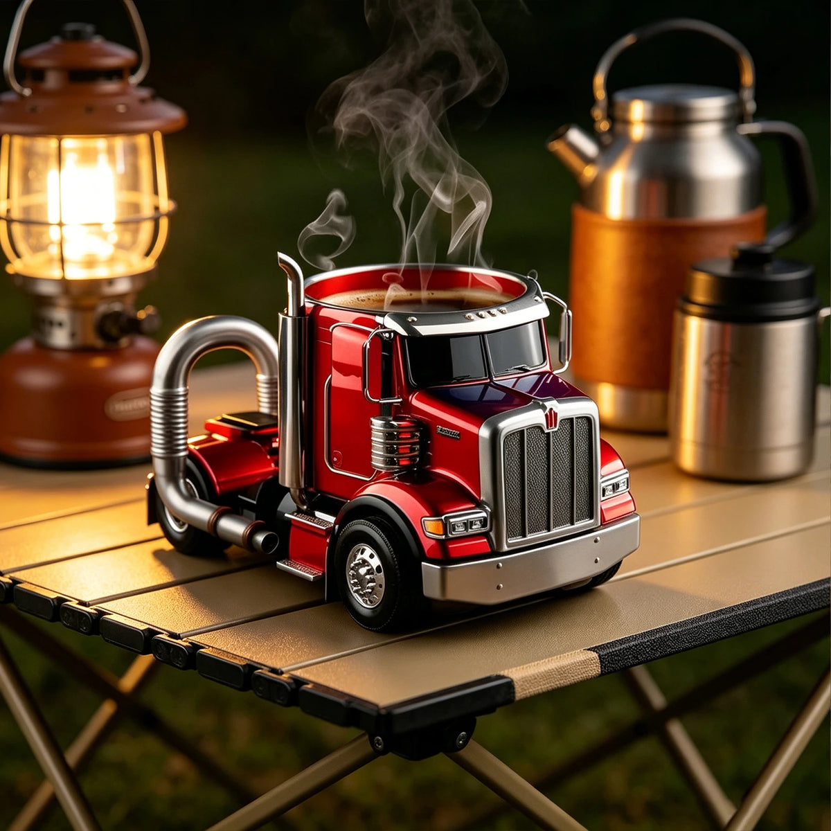 Taza de Camión Semirremolque 3D | Regalo Ideal para Camioneros