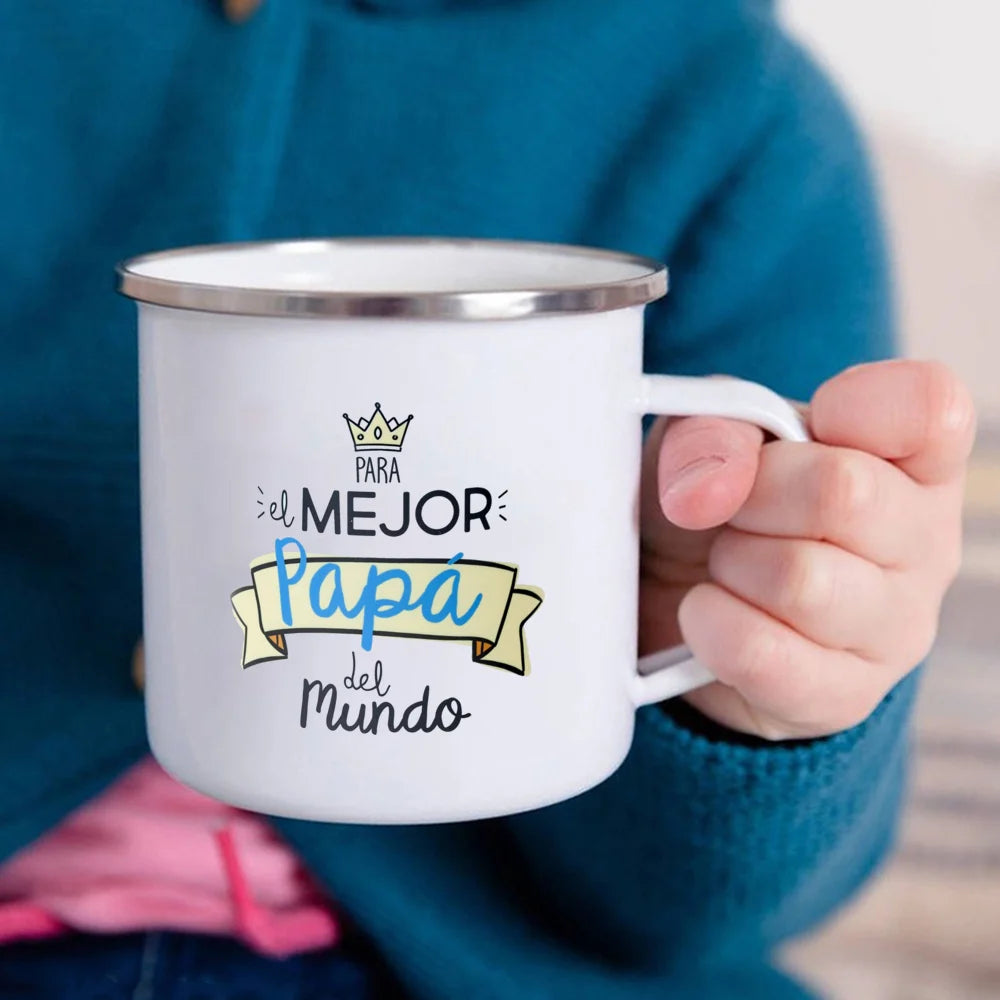 Taza Retro - "Eres el Mejor Padre del Mundo"