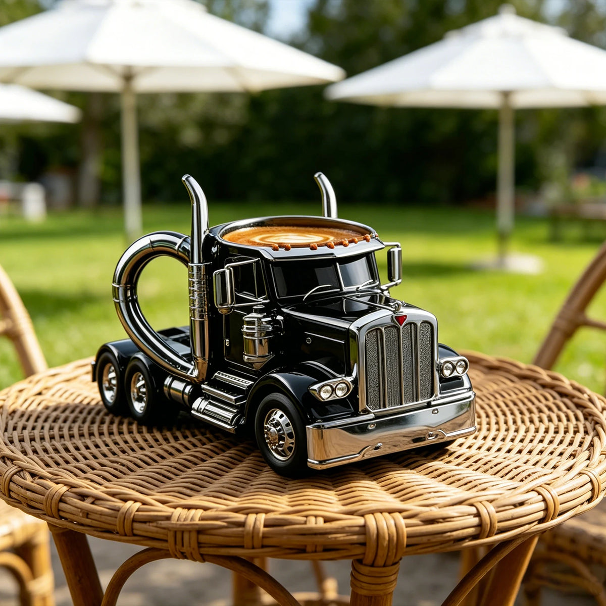Taza de Camión Semirremolque 3D | Regalo Ideal para Camioneros