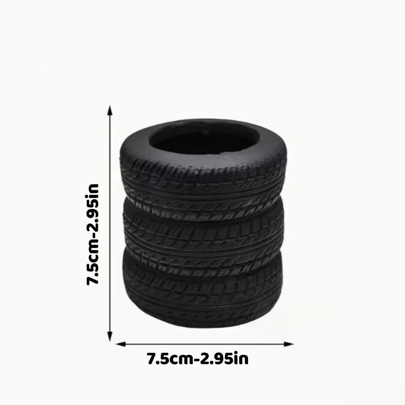 Organizador de Escritorio con Forma de Neumático – Regalo para Amantes de los Coches