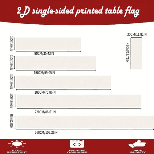 Beer Mug Pattern Table Runner Single Sided Print Fun Table Runner Dining Room Kitchen Party Vibe Accessory Gift For Beer Lovers