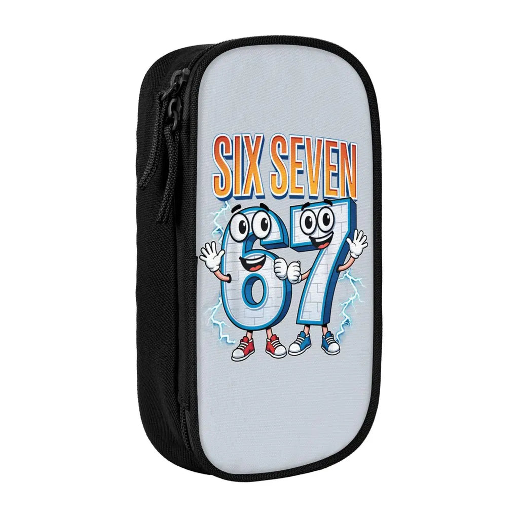 Estuche de Gran Capacidad para Lápices "Six Seven 67" – Organizador de Papelería Juvenil