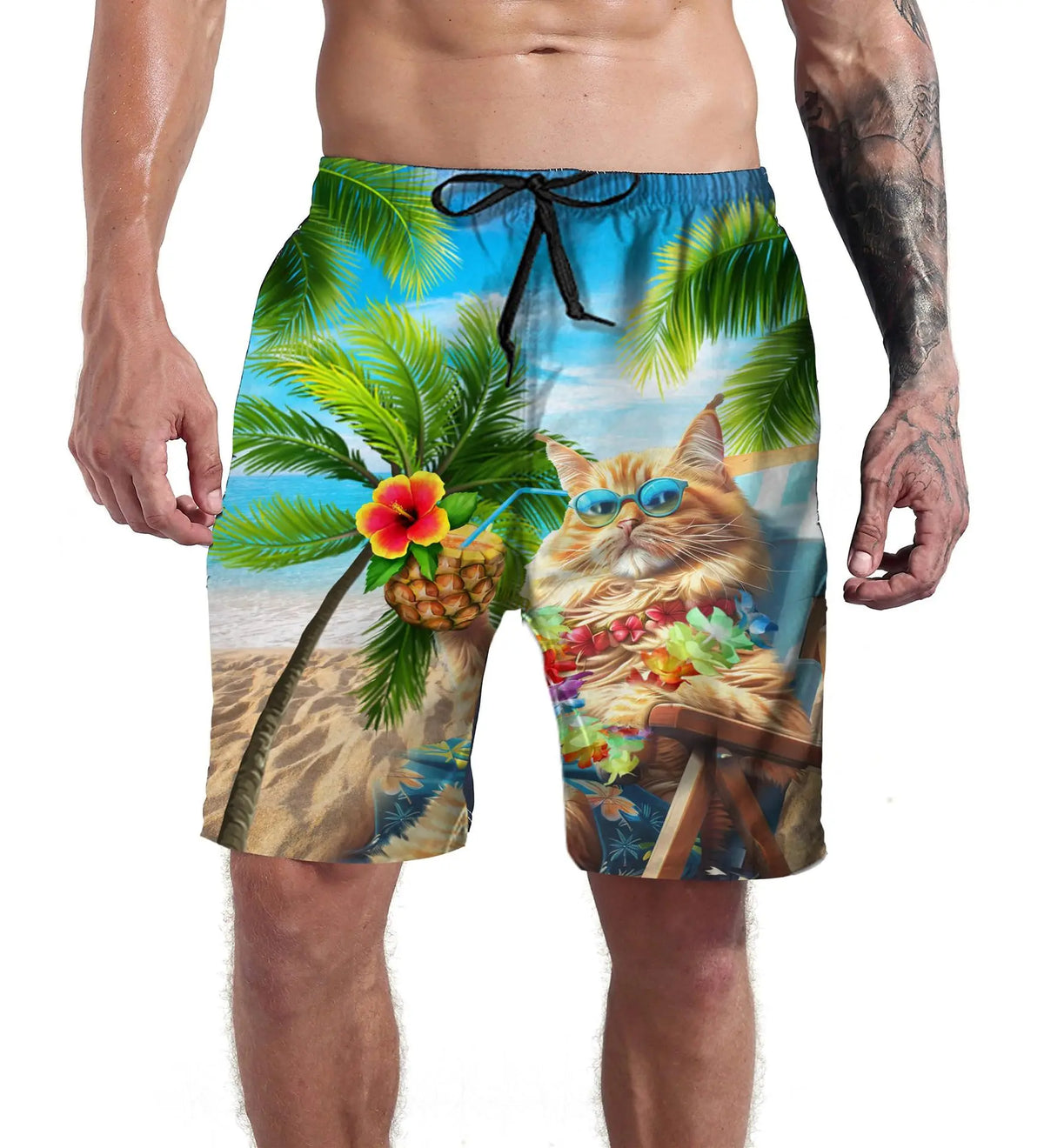 Bañador Divertido Gato 3D – El Bañador Más Loco del Verano
