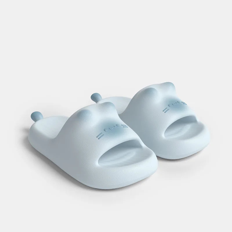 Chanclas de Gato Kawaii 3D con Orejitas | Sandalias Cómodas de Verano