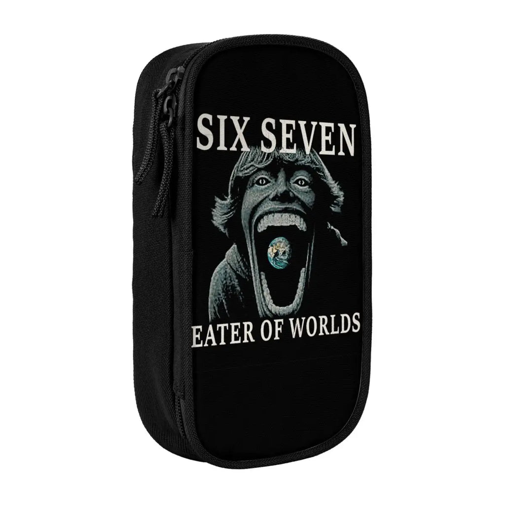 Estuche de Gran Capacidad para Lápices "Six Seven 67" – Organizador de Papelería Juvenil