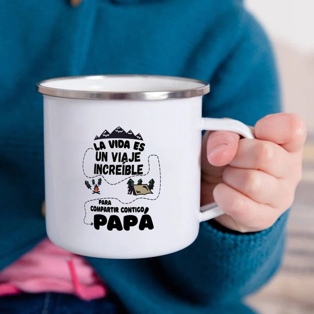 Taza Retro - "Eres el Mejor Padre del Mundo"