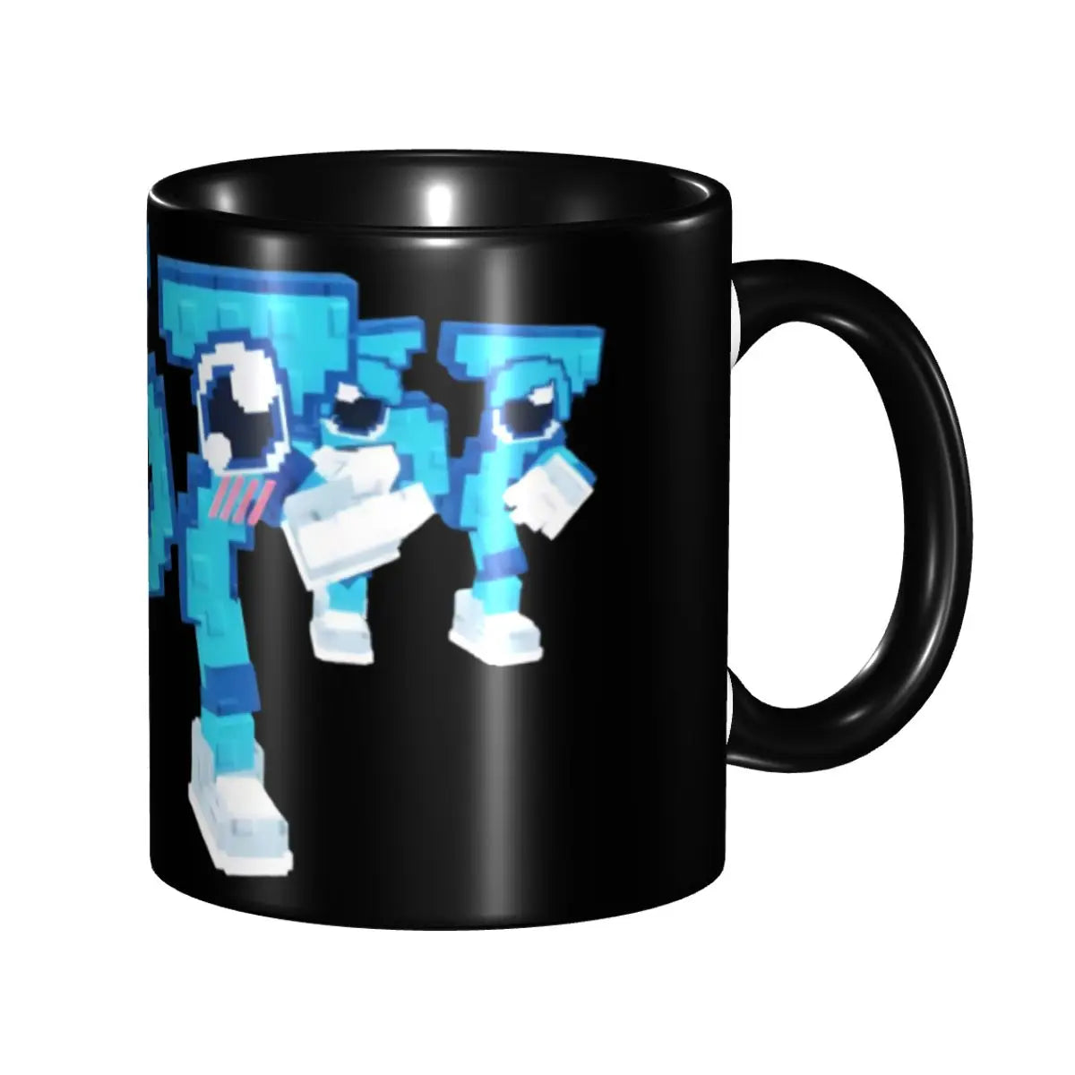Taza Six Seven 6-7 Brainrot | Taza de Café Divertida de Cerámica Negra